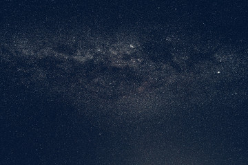 Wall Mural - night sky with stars and milky way galaxy in outer space, universe background