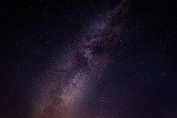 Wall Mural - night sky with stars and milky way galaxy in outer space, universe background