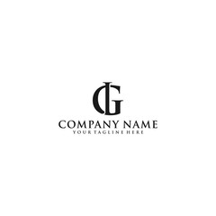 Canvas Print - initial letter LG, L, G logotype company name