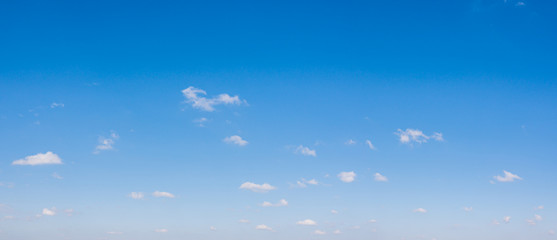 Wall Mural - panorama sky and clouds natural background.