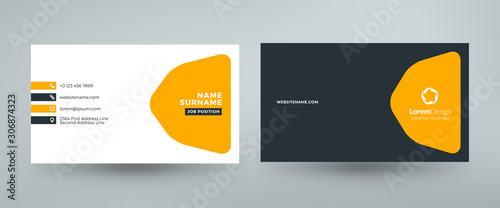 Fotomural Creative and clean corporate business card template