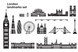 Fototapeta Londyn - London City Skyline vector 2
