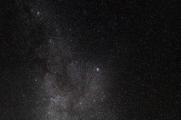 Wall Mural - night sky with stars and milky way galaxy in outer space, universe background