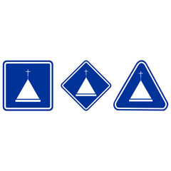 traffic sign icon vector design symbol