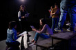 © Wavebreak Media - Teenagers rehearsing in a theatre