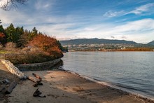 Shore Of The Lake In The Stanley Park In Vancouver, Canada