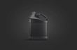 © Alexandr Bognat - Blank black plastic jug mock up on darkness background