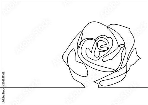 Dekoracja na wymiar  piekny-kwiatowy-rysunek-linii