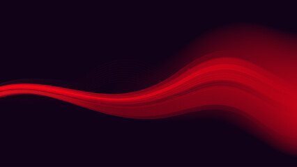 Wall Mural - Connection red speed line abstract background