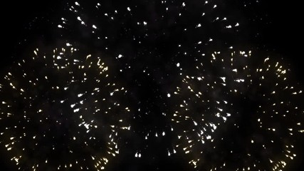 Canvas Print - 3d abstract. realistic animation firework colorful.