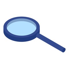Poster - Magnifier icon. Isometric of magnifier vector icon for web design isolated on white background