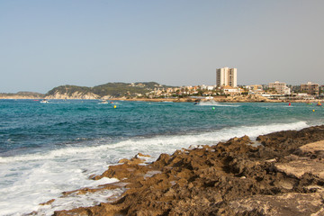 view of coast of spain-javea