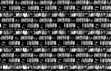 Poster - Criss-cross lines texture. Parallel and intersecting lines abstract pattern. Abstract textured effect. Black isolated on white background.Vector illustration. EPS10.
