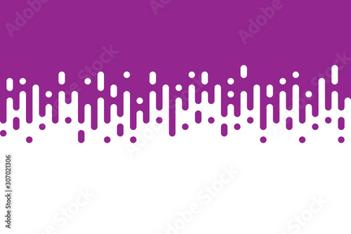 Cuadros en Lienzo Abstract creative purple rounded lines halftone transition