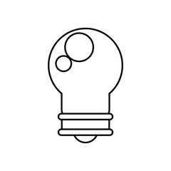 Poster - bulb light energy isolated icon