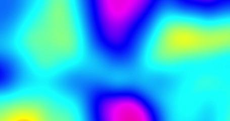 Poster - Abstract background with color gradient and iridescent fluid shapes effect. Liquid color flow gradient pattern and abstract distortion blue and yellow translucent matte background
