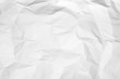 © Ekkachai - White crumpled paper texture background.
