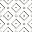 Seamless Repeating Silver Pattern Tile