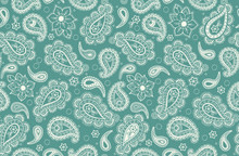 Seamless Paisley Vector All Over Pattern