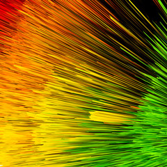 Poster - Abstract texture background with lighting effect for graphic design. Movement of red, yellow, green and orange. Bright glowing template for corporate card, cover for brochure, flyer, poster, banner.