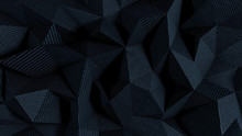 Abstract Background With Black Fabric Texture