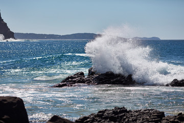 Surf at East Ballina, New South Wales, Australia