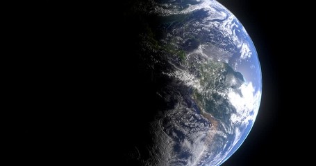 amazing look at planet earth from space. 4k. amazing quality. footage ready for movie, tv show or yo