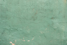 Background Of Old Green Wall Texture