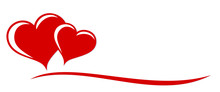 The Stylized Symbol With Red Hearts.