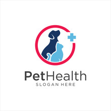 Pet Shop Logo Design Stock Illustrations  . Pet Logo Design . Dog Cat Logo . Animal Pet Care Logo . Vet Logo, Pet Store . Pet Health Logo