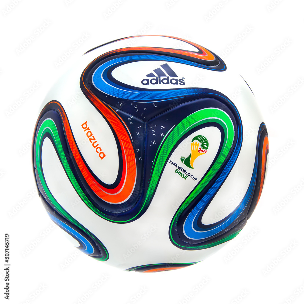Adidas Brazuca World Cup 2014 Official Matchball Stock Photo