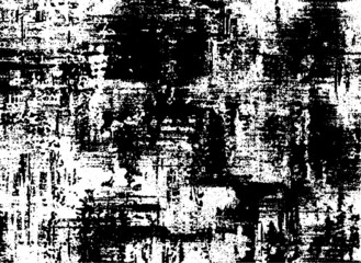 Poster - Rough black and white texture vector. Distressed overlay texture. Grunge background. Abstract textured effect. Vector Illustration. Black isolated on white background. EPS10.