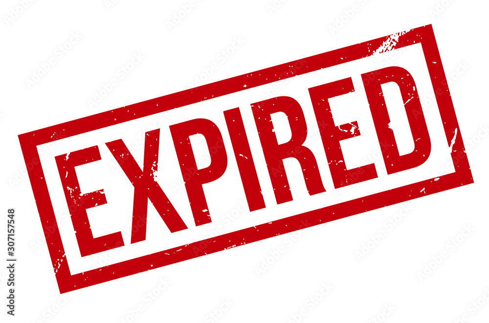 Is about to expire. Expired.