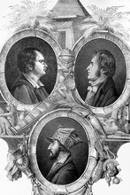 Above Left: Louis Costaz, French Scientist And Administrator. Born 1767, Died 1842. Above Right: Antoine Vincent Arnaut, Politician, Poet And Author. Born 1766, Died 1834. Below: Guillaume André Villo