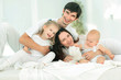 © yurolaitsalbert - background image of a happy young family