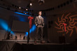 © yurolaitsalbert - male model showing off business suit during fashion show