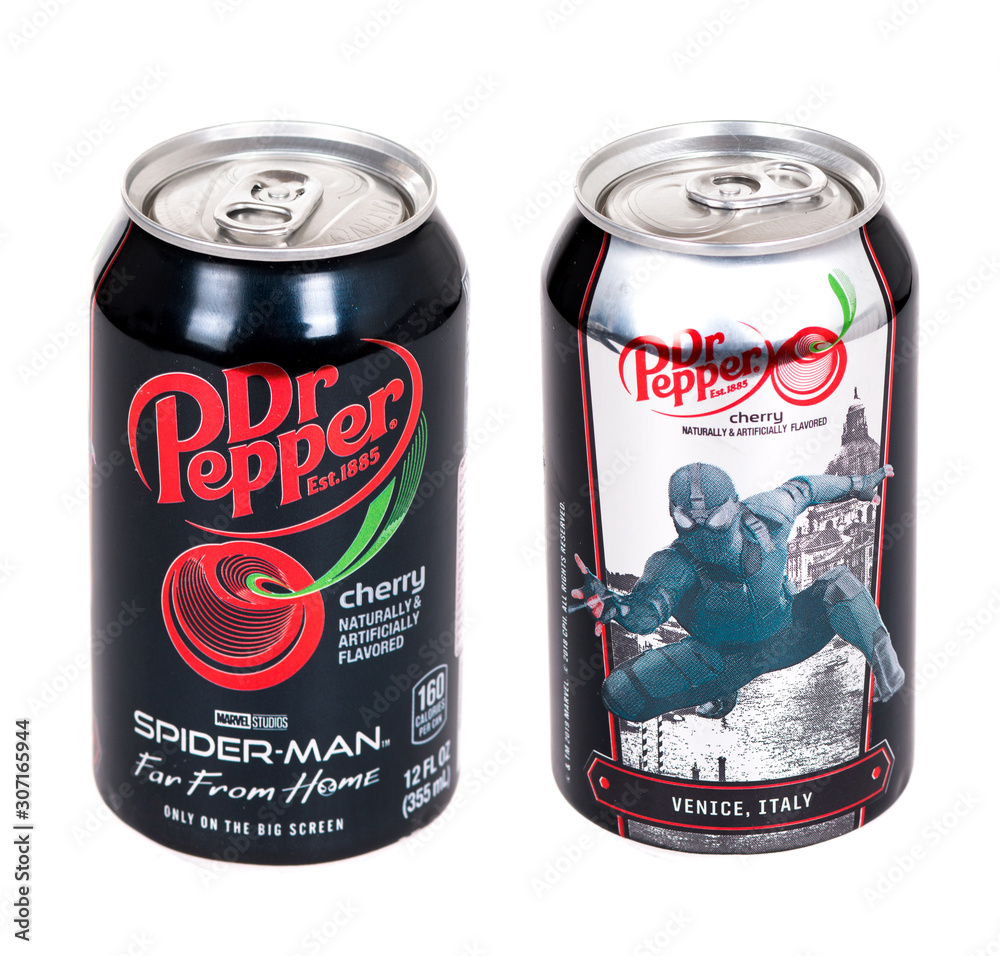 Dr Pepper Cherry Spider-Man Edition Stock Photo | Adobe Stock