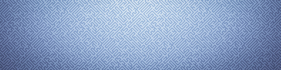 Fototapete - Striped geomitrical background. Stylish monochrome trellis. Sacred geometry background. Square grid. Maze.