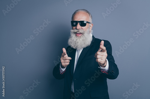 Close Up Portrait Of His He Nice Attractive Trendy Content