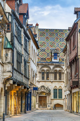 Fototapete - Street in Dijon, France