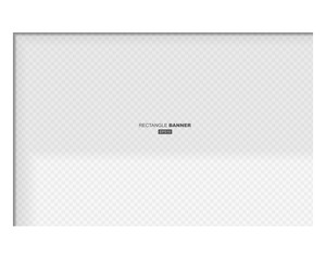 Wall Mural - White Abstract Template with Flat Design Shadow
