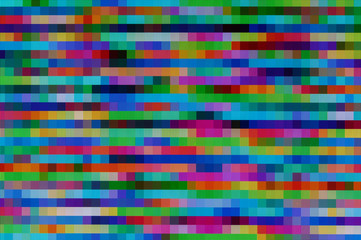 Fototapete - Pixel pattern of a digital glitch / Abstract background, pattern of a digital glitch.