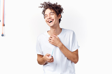 Wall Mural - portrait of young man