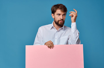 Poster - man with laptop