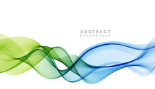Abstract Colorful Vector Background, Color Wave For Design Brochure, Website, Flyer.