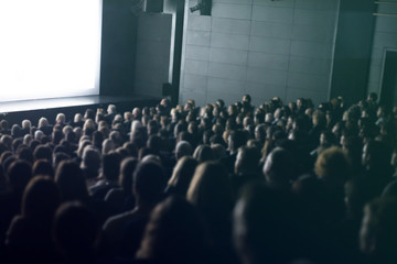 Wall Mural - people at the cinema