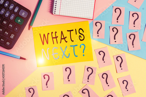 Conceptual Hand Writing Showing What S Next Concept Meaning Asking Whatever Comes Immediately After The Present One Mathematics Stuff And Writing Equipment On Pastel Background Foto De Stock Adobe Stock Conceptual Hand Writing Showing What S Next Concept Meaning Asking Whatever Comes Immediately After The Present One Mathematics Stuff And Writing Equipment On Pastel Background Foto De Stock Adobe Stock