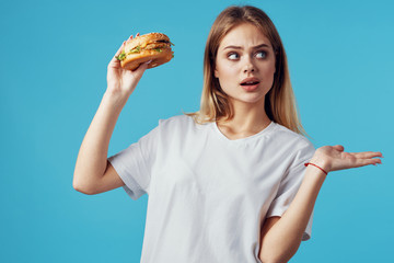 Wall Mural - woman with bread