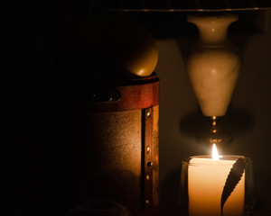 candles in the dark