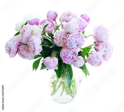 Fresh peony flowers